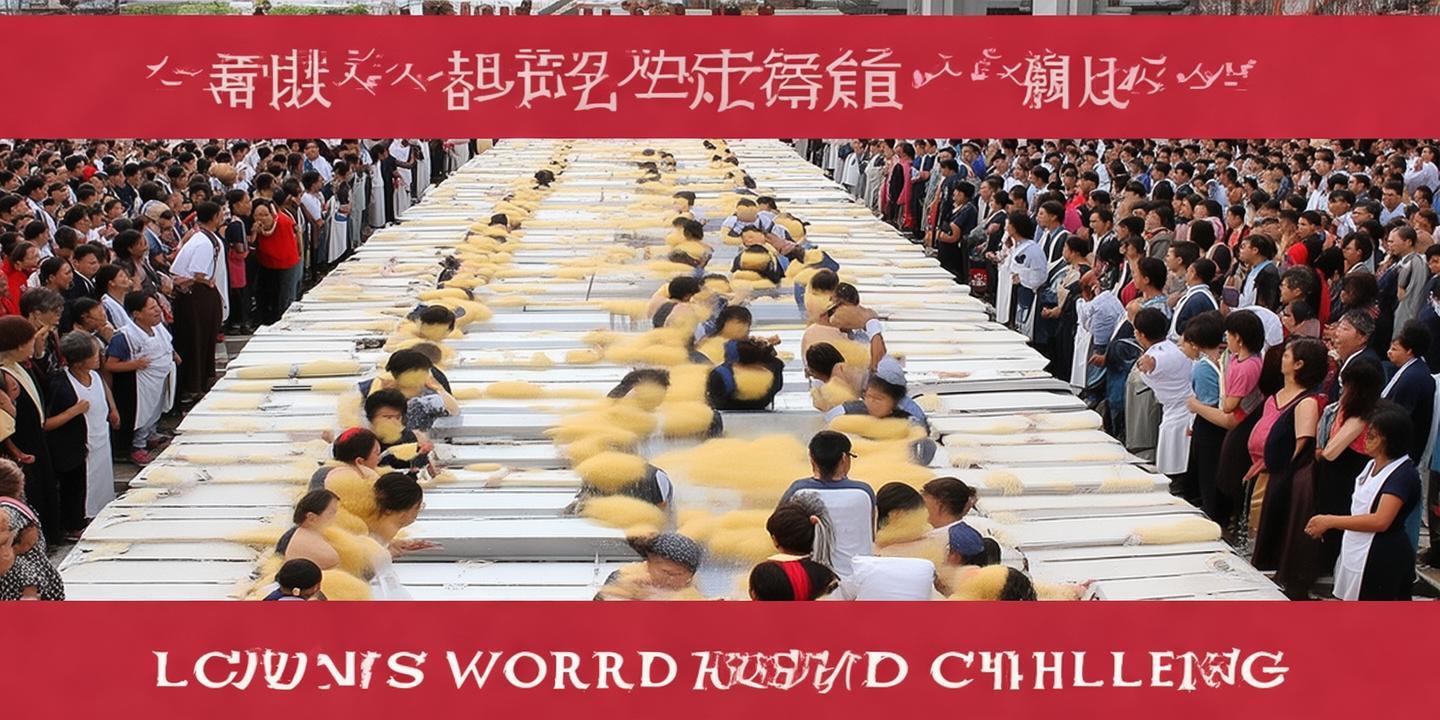 岐山臊子面文化节创新玩法:“千人擀面吉尼斯”挑战赛盛大启幕