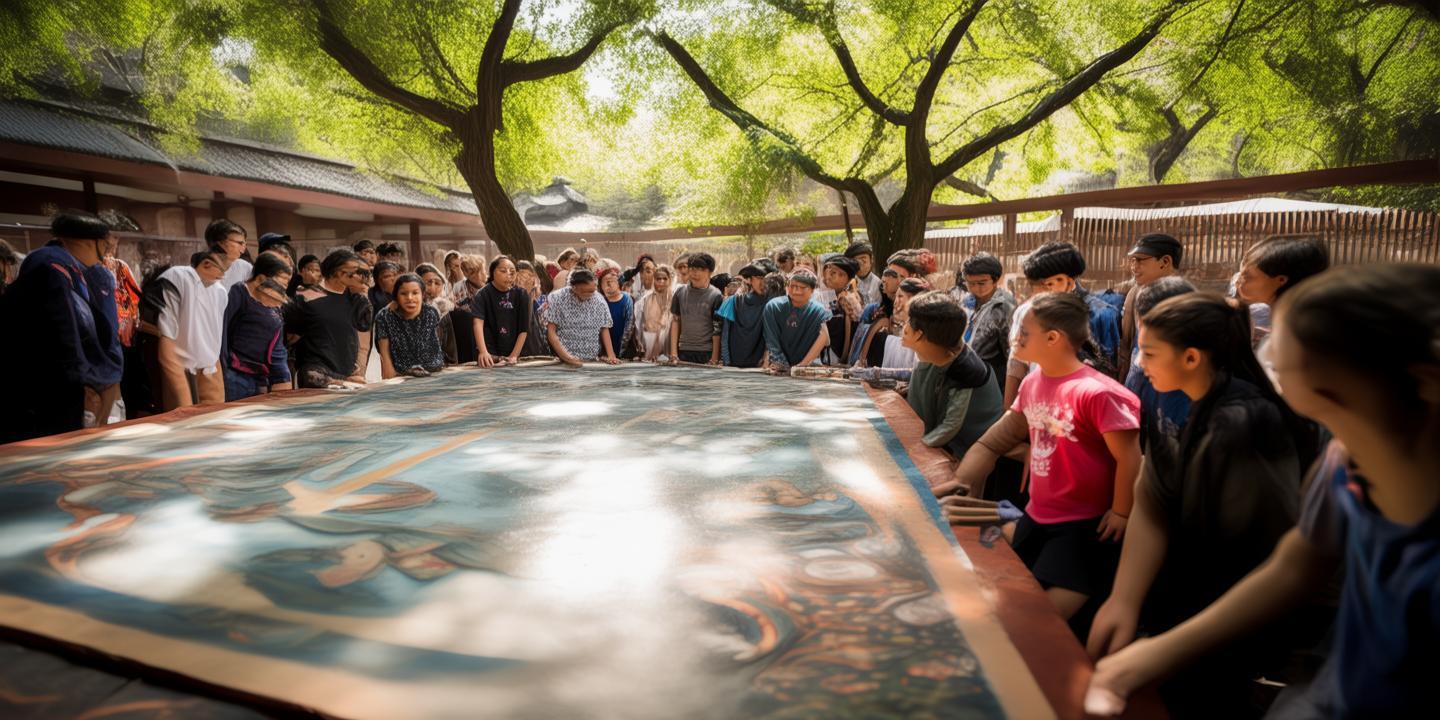 “慈善寺石窟壁画修复课走进校园,助力青少年文物保护意识培养”