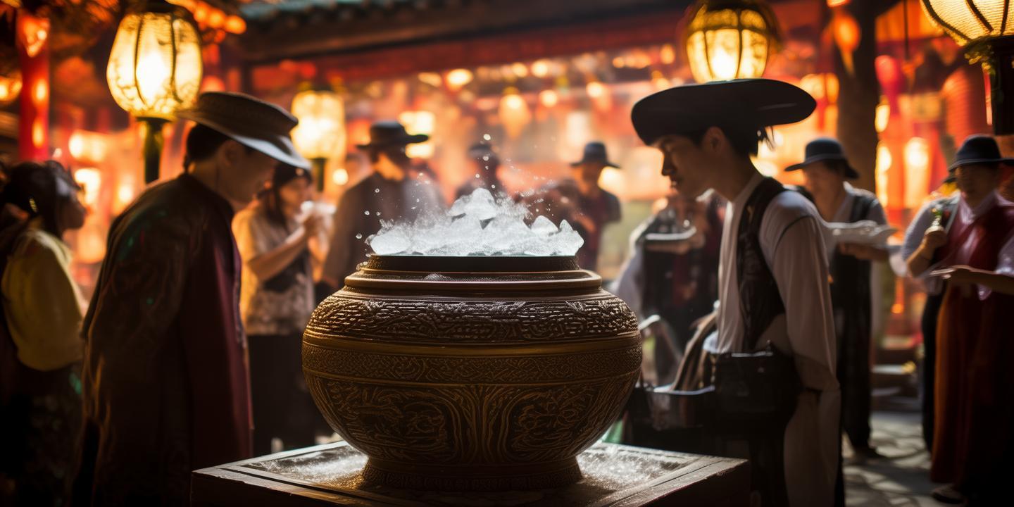 九成宫避暑文化节:唐代冰鉴藏酒技艺引游客尝鲜